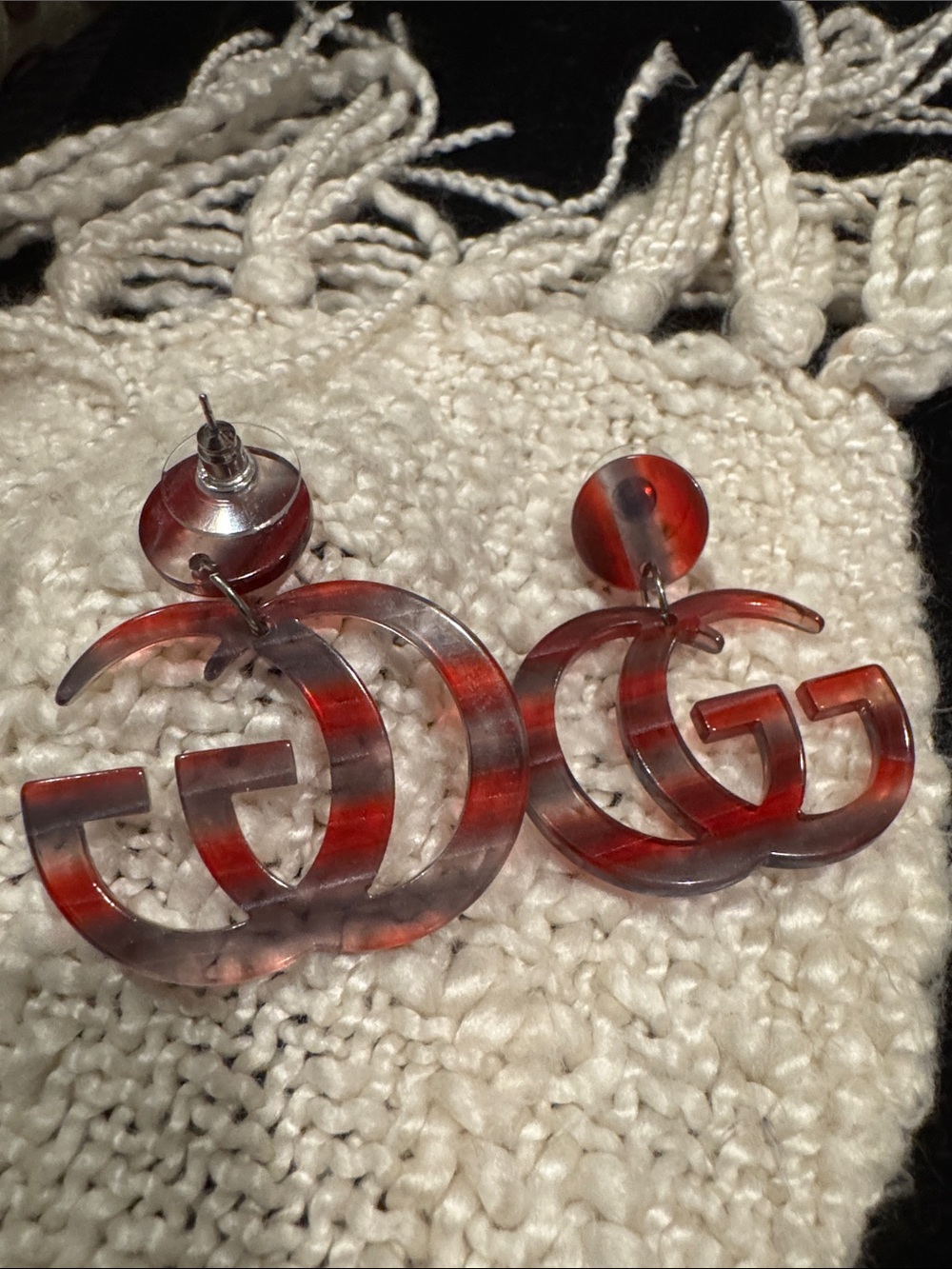 GG interlocking initials Earrings - Picture 2 of 4